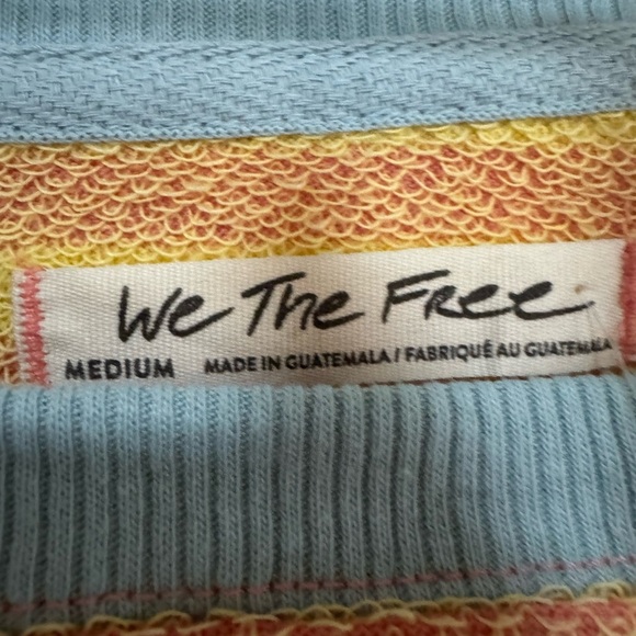 FREE PEOPLE CLASSIC STRIPED OVERSIZED CREWNECK NWT - Picture 8 of 10